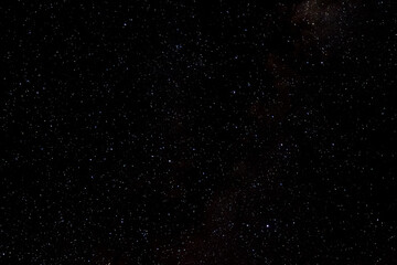 Wall Mural - stars and galaxy outer space sky night universe black starry background of shiny starfield