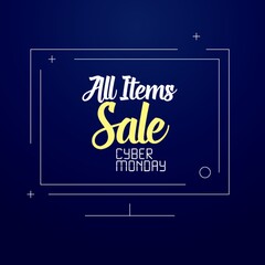 Poster - cyber monday sale