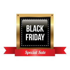 Poster - black friday sale label