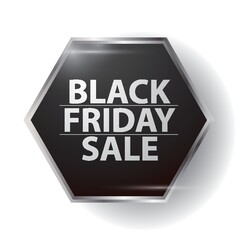 Poster - black friday sale label