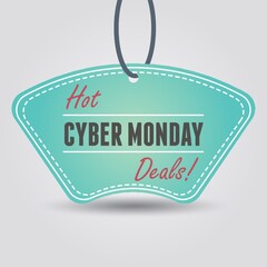 Poster - cyber monday sale tag