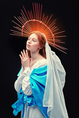 Wall Mural - praying Mary Magdalena