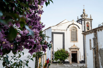 Wall Mural - Church in beautiful Obidos, Portugal