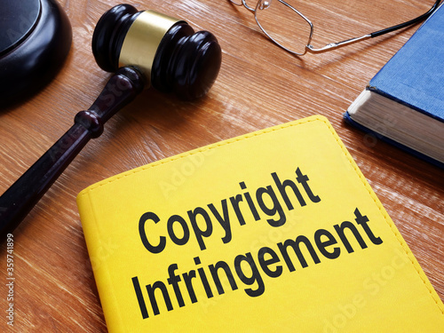Cuadros en Lienzo Copyright Infringement is shown on the conceptual business photo