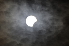 Partial Solar Eclipse In Istanbul, Turkey
