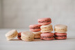 © The Picture Pantry - Hand made macarons on a modern light background