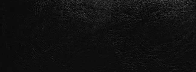 Fototapete - Black Leather Texture Background simple surface used us backdrop products design