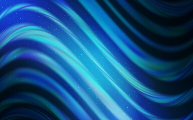 Wall Mural - Dark BLUE vector pattern with night sky stars. Shining colored illustration with bright astronomical stars. Pattern for astronomy websites.