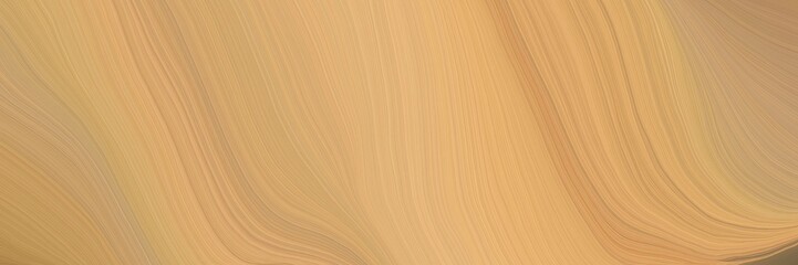 Aufkleber - soft background graphic with smooth swirl waves background design with dark salmon, peru and pastel brown color