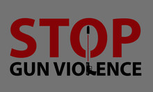Stop Gun Violence Poster, Gun Violence Prevention Card