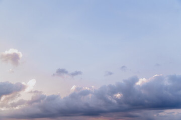 Wall Mural - beautiful sky with cloud before sunset