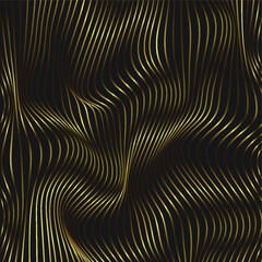 Wave line gold background vector design for wallpaper, textile