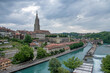 Schwellenmätteli in der Altstadt von Bern mit Sicht auf das Münster