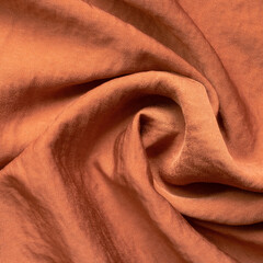 Brown abstract satin background.