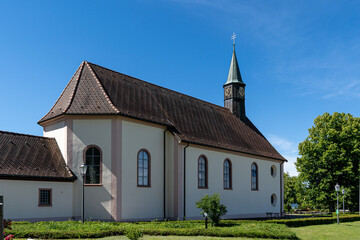 Famous pilgrim target church Maria Lindenberg in St. Peter, Germany,