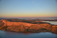 Lake Argyle At Sunset From The Air