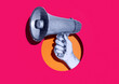 © CACTUS Creative Studio/Stocksy - Megaphone on magenta