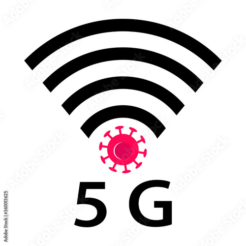 Fotografía Wifi Signals and Covid-19 conspiracy