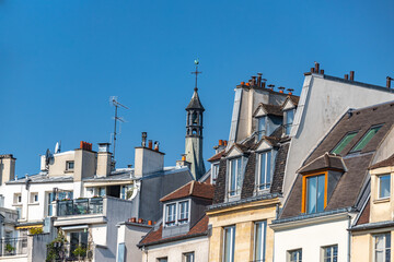 Wall Mural - Paris roofs, France