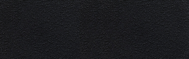 Panorama of Black cement wall texture and seamless background