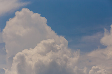 blue sky with clouds