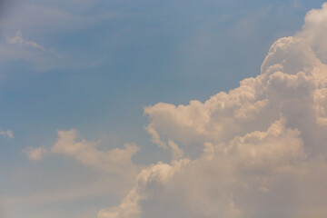 blue sky with clouds