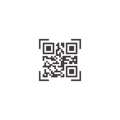 qr code vector icon