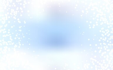 Wall Mural - Light BLUE vector layout with cosmic stars. Blurred decorative design in simple style with galaxy stars. Pattern for astrology websites.