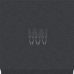 Structure of knitted fabric with hole pattern