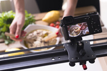 Making A Photo Or Taking A Video For Cooking Class