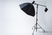 Various Professional Photographic Staff In The Studio