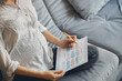 Planning second trimester with convenient pregnancy calendar