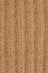 Sticker - Brown knit textured weave material background