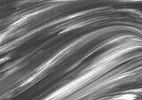 Fototapeta Dmuchawce - design background, wave, pattern, texture, stripes, wave, sea, black and white, gray, monochrome, brush, paint, oil, wood, youth, dark, abstract, lines, wall, illustration, handmade, print