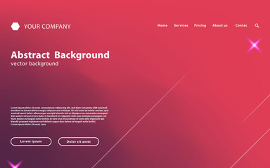 Wall Mural - modern colorful abstract landing page background. landing page template,gradient background template,abstract background,user interface background,vector illustration.