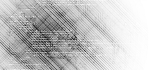 Poster - Software development abstract technology code and script background