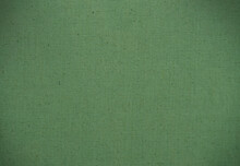 Natural Linen Green Texture For The Background
