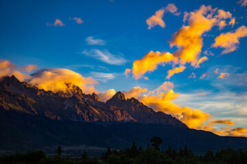 Wall Mural - Jade Dragon Snow Mountain Lijiang Yunnan China Yulong Xueshan 