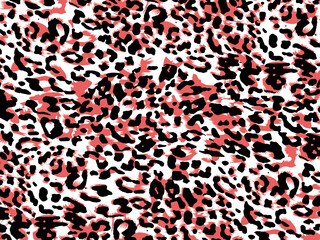 Wall Mural - seamless leopard skin texture