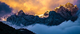 Fototapeta Fototapety góry  - Jade Dragon Snow Mountain area Yulong Xueshan Lijiang Yunnan China 