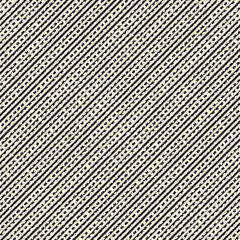 Poster - Abstract seamless striped geometric pattern on texture background in retro colors. Vector striped pattern can be used for ceramic tile, wallpaper, linoleum, textile, web page background