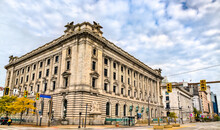 Historic Courthouse And Post Office Building In Cleveland, Ohio