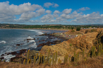 Wall Mural - Pichilemu Cahuil Punta de Lobos Chile sexta region de Chile mar rocas playas naturaleza