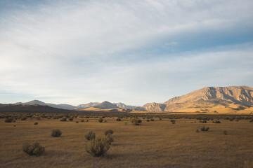 Wall Mural - Autumn sunrise in the Eastern Sierras of California