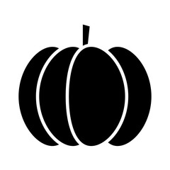 Poster - pumpkin fresh silhouette style icon