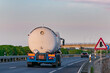 Tank truck for the transport of dangerous gases, transporting toxic, corrosive and environmentally polluting gas.