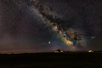 Wall Mural - my backyard view of the milky way in montana (with a bit of post processing!)