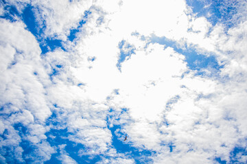 blue sky background with clouds