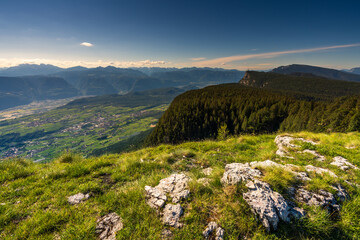 Beautiful views from Monte Penegal in Italian South Tyrol.