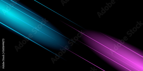 Fotografía Light e-sport race game presentation background with 3D glow light effect